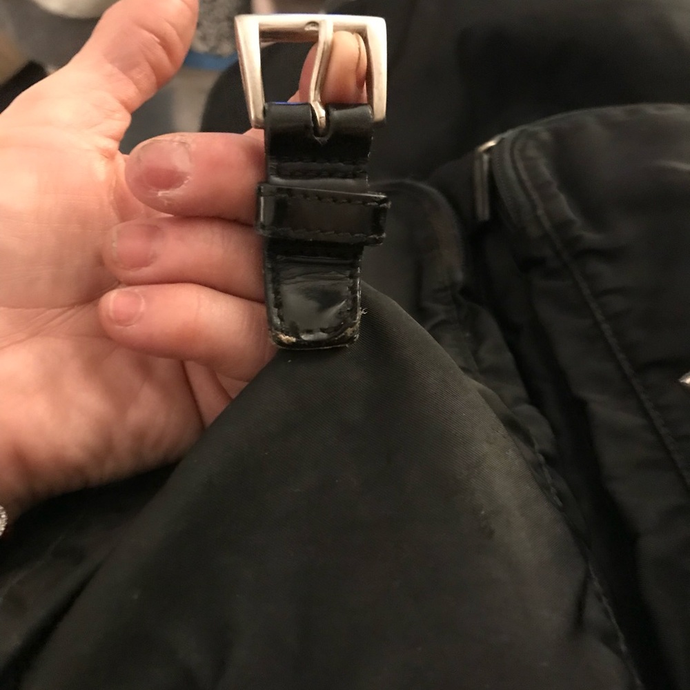 Prada Black Nylon Messenger Bag - Picture 6 of 7